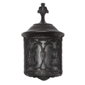 Exterior Spanish Revival Sconce with Glass, Antique Lighting