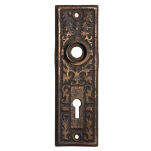 Antique Eastlake “Montello” Doorplates by Reading Hardware, c. 1910
