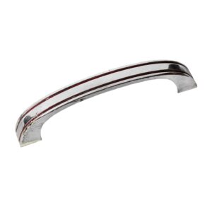 Streamlined Mid-Century Chrome Drawer Pulls