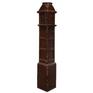 Salvaged Antique Boxed Newel Post, Early 1900’s