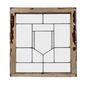 Antique Arts & Crafts American Leaded Glass Windows