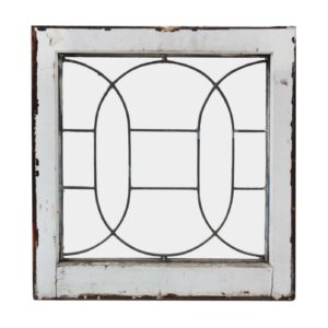 Antique American Leaded Glass Window, Early 1900s