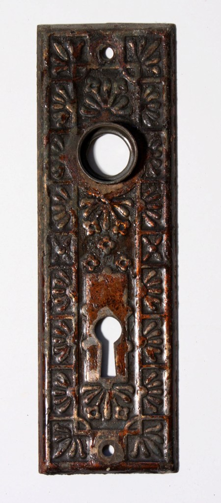 Antique Door Plates with Stylized Foliate Design, c. 1880’s