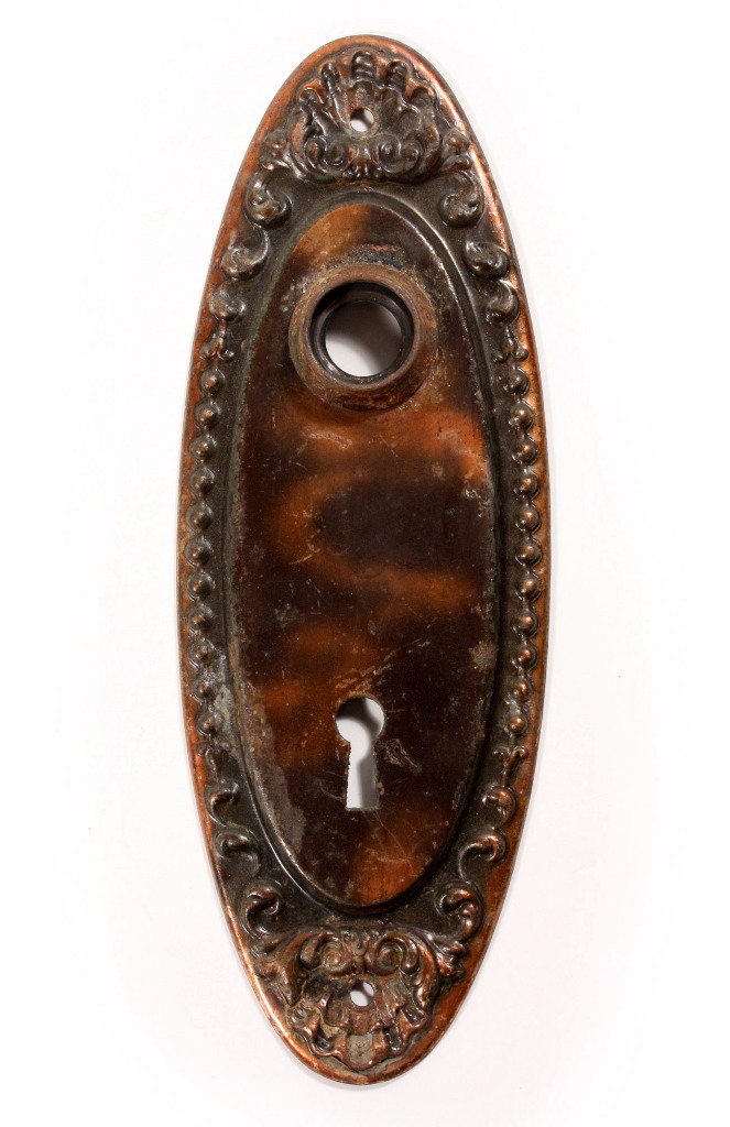 Antique “Lydian” Doorplates by Yale & Towne, c. 1910