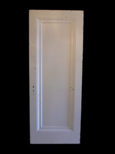 Antique One-Panel Solid Wood “Miracle Door” with Wide Trim