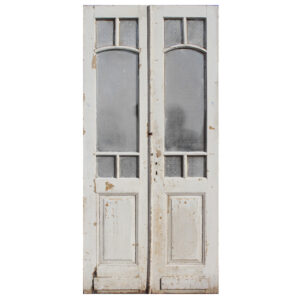 Pair of 43″ French Double Doors, Antique Doors