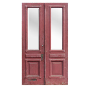 Salvaged Pair of 51″ Antique Doors, Early 1900s
