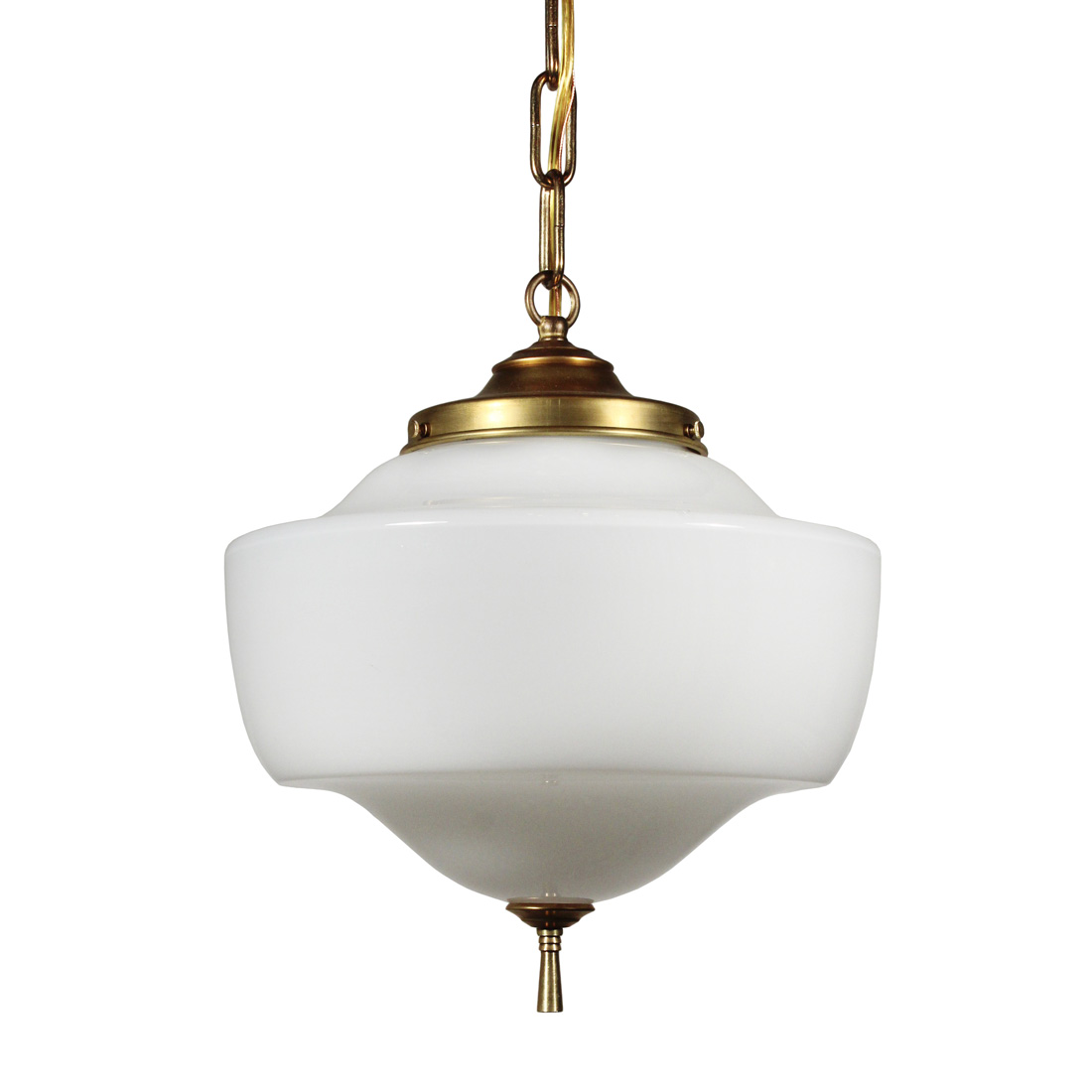 Brass Schoolhouse Pendant Lights Antique Lighting