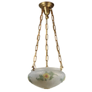 Neoclassical Inverted Dome Chandelier, Antique Lighting