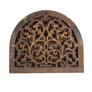 Antique Cast Iron Arched Wall Vent, c. 1880