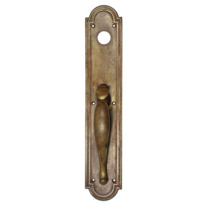 Reclaimed Cast Brass Door Handle, Antique Hardware