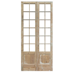 Reclaimed Pair of Antique 48″ French Double Doors