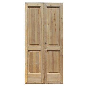 Antique Pair of 44″ Solid French Doors