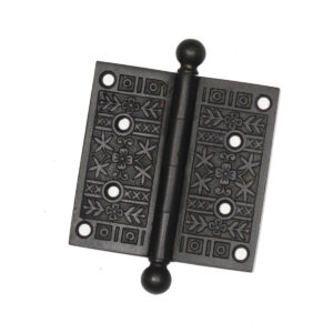 Matching Antique Cast Iron Eastlake 3.5” Hinges, 19th Century