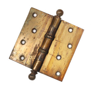Antique 4.5″ Hinges with Ball Finials