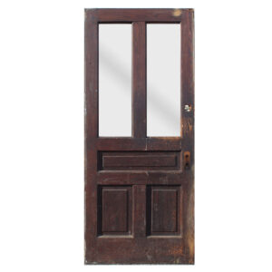 Salvaged 35” Farmhouse Door, Chestnut