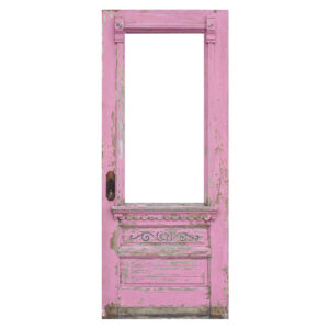 Reclaimed 32″ Decorative Cottage Door, Late 1800’s