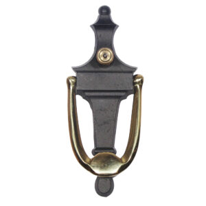 Antique New Old Stock Door Knocker with Peephole, Safe MFG Co.