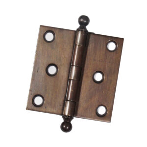 Antique New Old Stock Cabinet Hinges with Ball Finials, Corbin