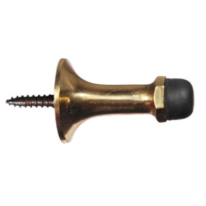 Antique New Old Stock Brass Door Stops by Norwalk