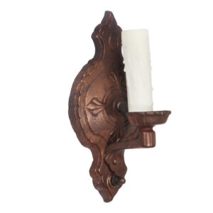 Antique Cast Iron Sconce, c. 1920’s