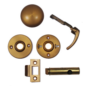 Vintage Bronze Screen Door Hardware Sets by Sargent, New Old Stock