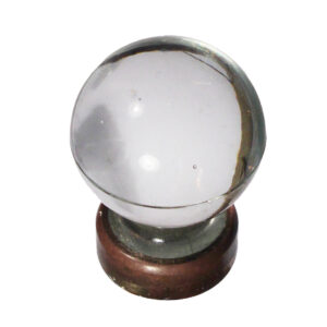 Antique Clear Glass Cabinetry Pulls, Early 1900’s