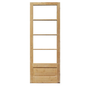 Salvaged 32” Door with Divided Windows, Antique Doors