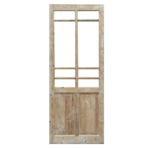 Antique 32” Door with Divided Windows, Late 1800’s
