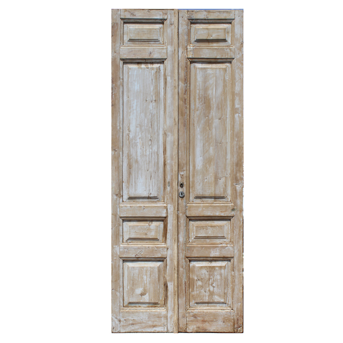 Pair of Antique 43″ Solid French Doors, Late 1800’s