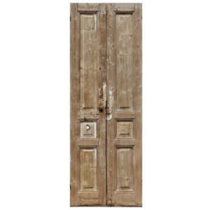 Reclaimed Pair of 31″ Solid French Doors, Late 1800’s
