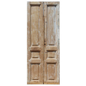 Pair of Antique 34″ Solid French Doors, Late 1800’s