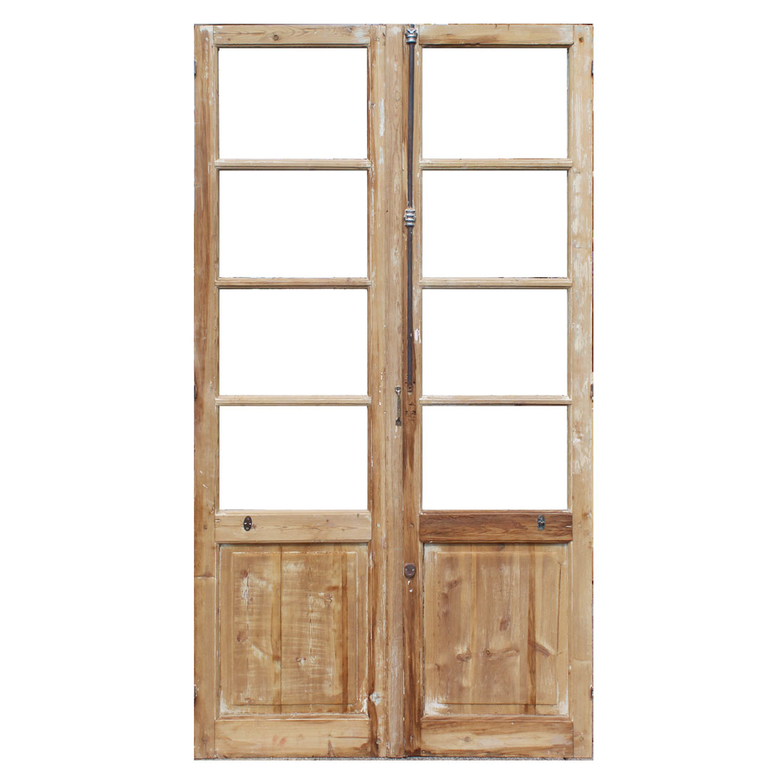 Reclaimed Pair of 43″ French Double Doors, Antique Doors