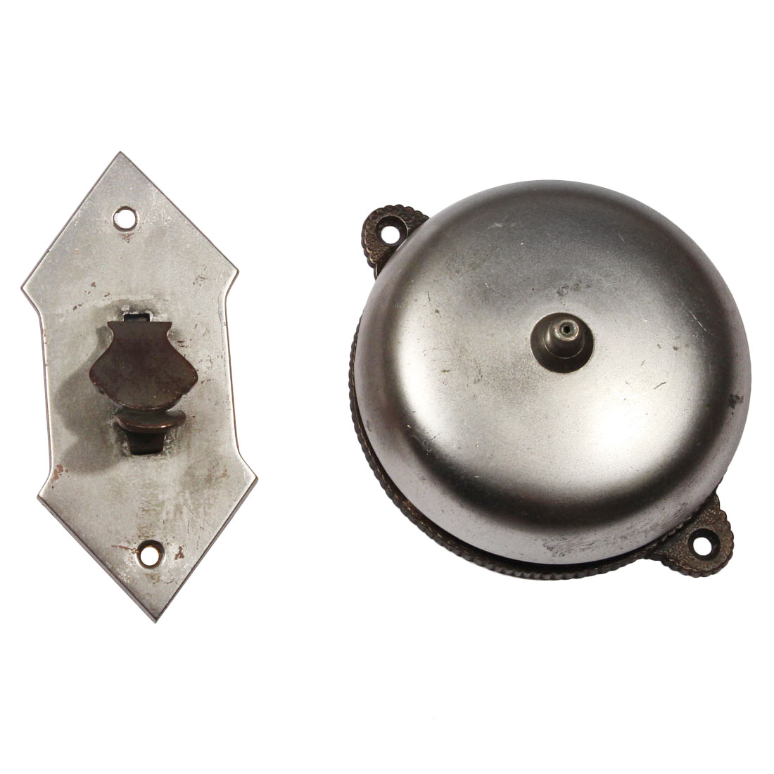 Antique Mechanical Doorbell with Lever, c.1872