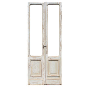 Antique Pair of Reclaimed 41″ French Double Doors