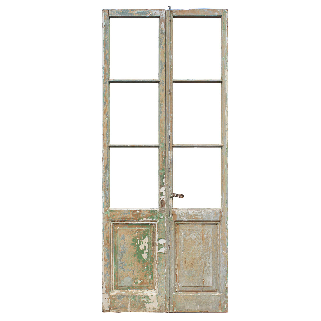 Antique Pair of Reclaimed 42″ French Double Doors