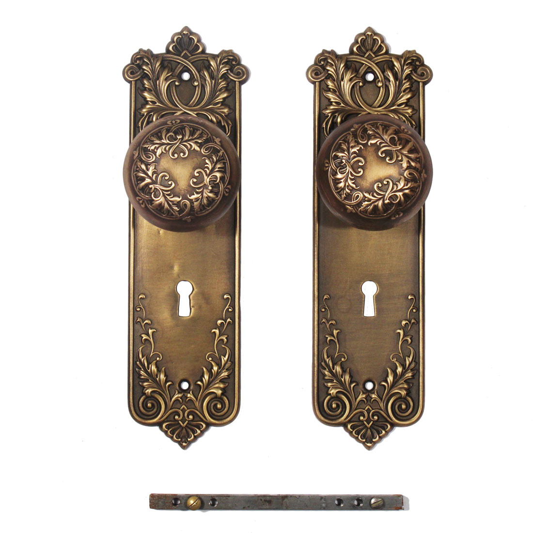 Antique Bronze “Lorraine” Door Hardware Set by Corbin, c. 1905