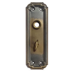 Antique Door Plates with Thumb Turns, New Old Stock
