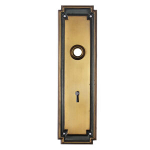 Large Antique New Old Stock Doorplate, Early 1900s