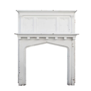 Large Salvaged Antique Fireplace Mantel, Early 1900’s