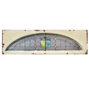 Antique Arched American Stained Glass Window Transom