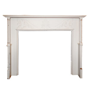 Reclaimed Antique Cherry Fireplace Mantel, Early 1900s