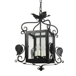 Antique Cast Iron Lantern Pendant Light from Windsor, Lookout Mountain