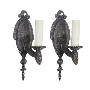 Pair of Antique Single-Arm Sconces, Early 1900’s
