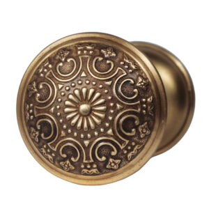 Antique Cast Bronze “Etrurian” Door Knob Sets by Yale & Towne, c.1899