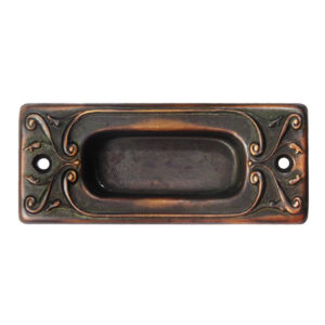 Antique Bronze Decorative Sash Lifts, New Old Stock