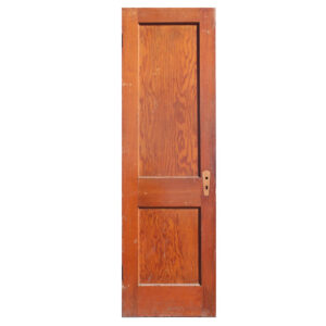 Antique 24” Two-Panel Solid Wood Door