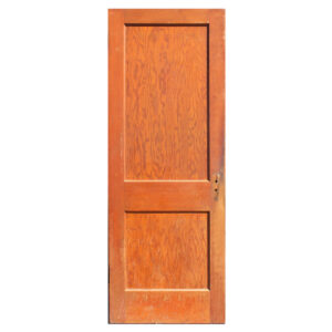 Salvaged 30” Two-Panel Solid Wood Door, Antique Doors