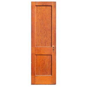Reclaimed 24” Two-Panel Solid Wood Door, Antique Doors