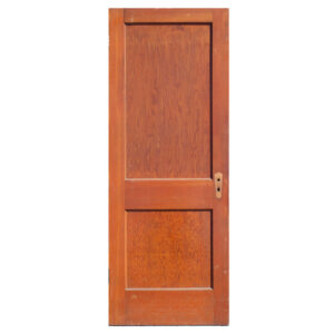 Salvaged 30” Two-Panel Solid Wood Door, Early 1900’s